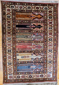 Early 20th Century Turkish Silk Septh Prayer Rug