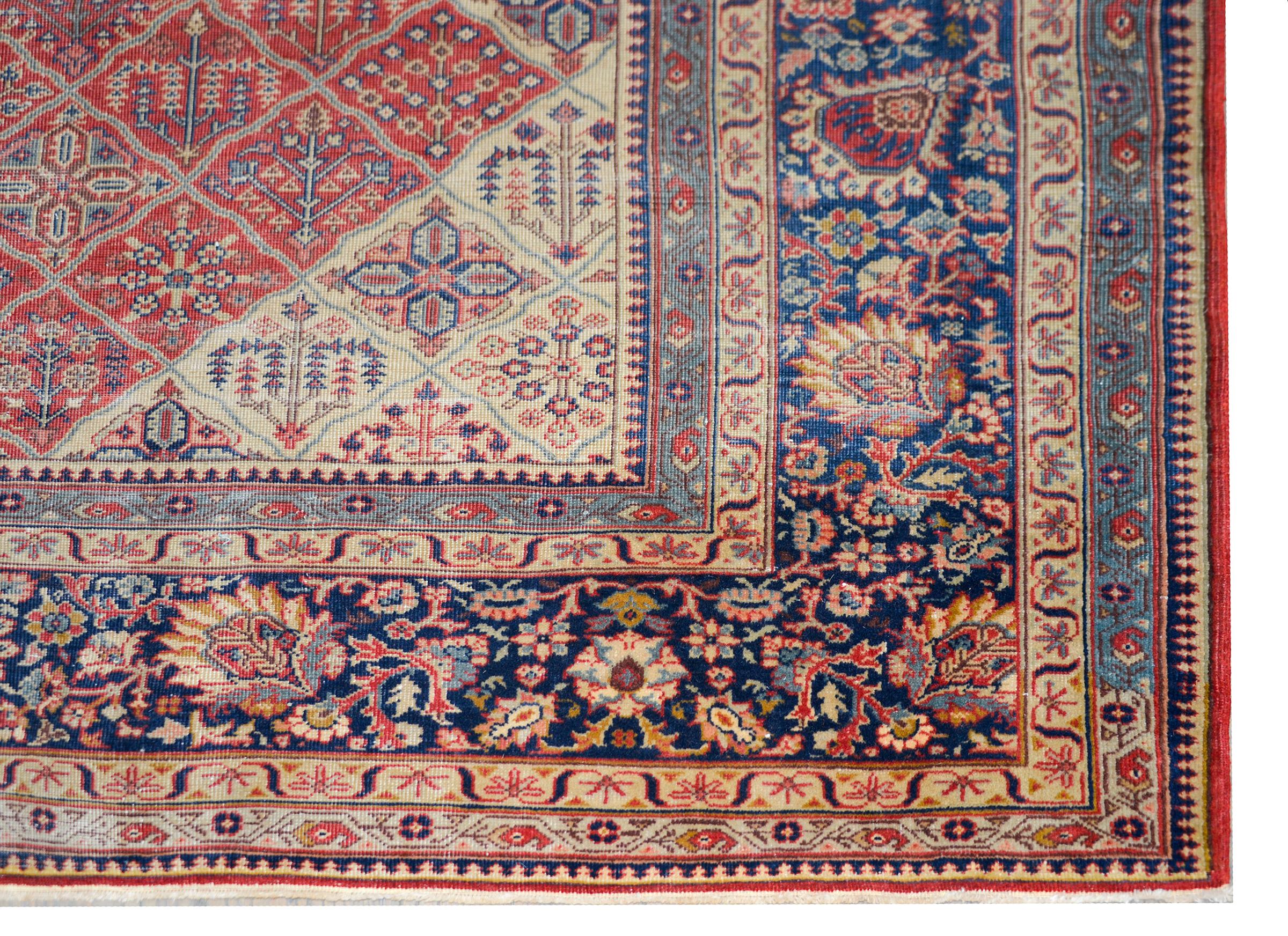 Early 20th Century Turkish Sivas Rug For Sale 6