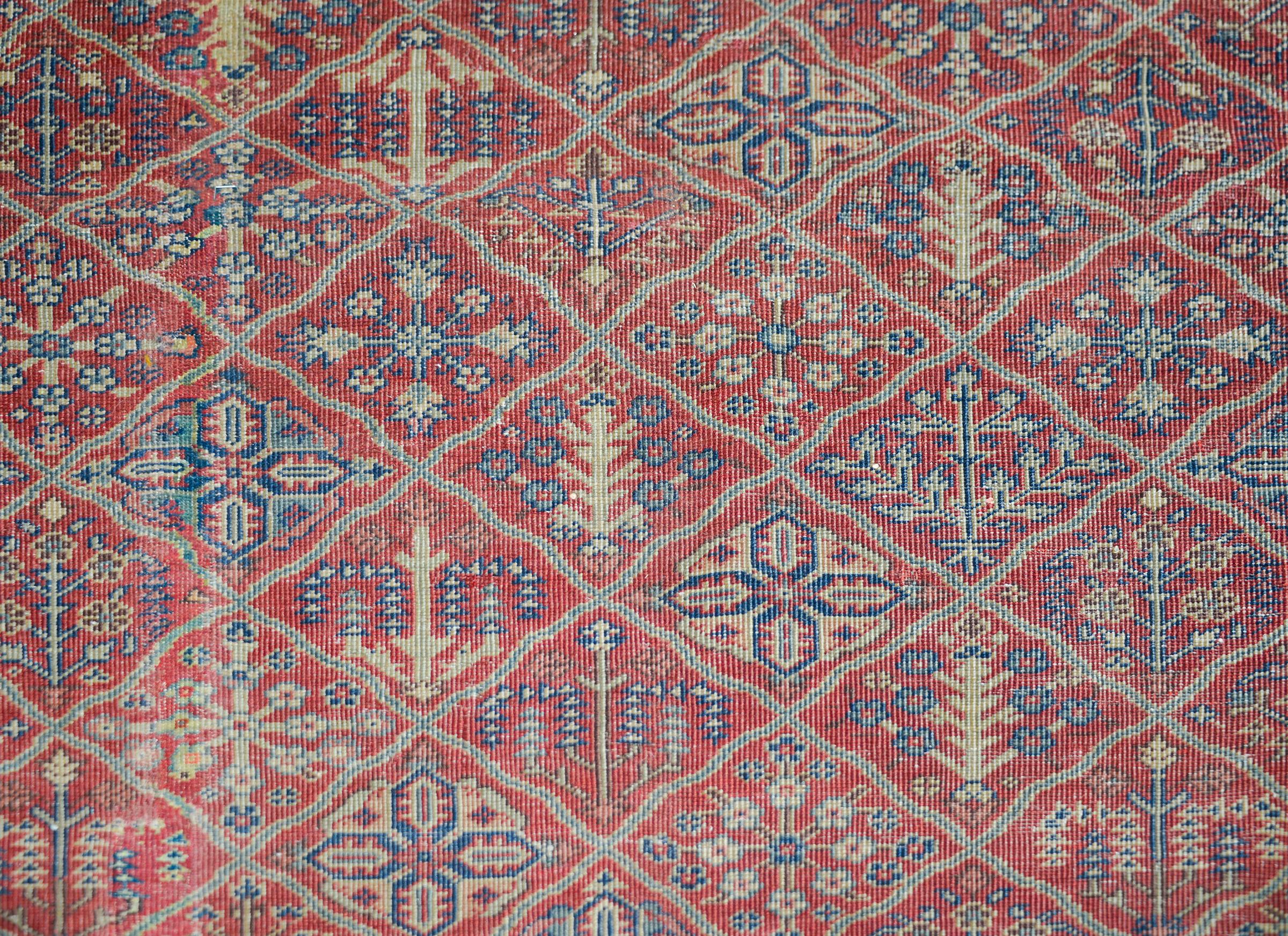 Wool Early 20th Century Turkish Sivas Rug For Sale