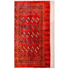 Early 20th Century Turkoman Bag Face Rug