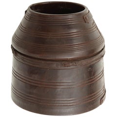 Early 20th Century Turned Wooden Vase