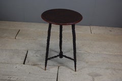 Early 20th Century Unusual Blackthorn Tripod Table