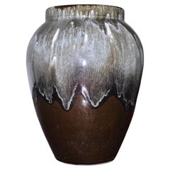 U.S.A. Pottery Tropfglasur-Pflanzgefäß, frühes 20. Jahrhundert