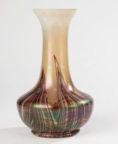 Early 20th Century Vase - Attributed to Loetz - Iridescent Glass - Marbled Decor