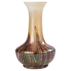 Early 20th Century Vase - Attributed to Loetz - Iridescent Glass - Marbled Decor