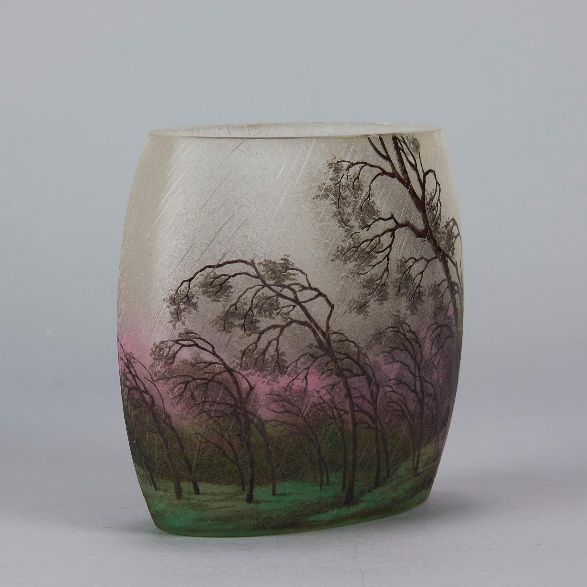 French Early 20th Century Vase Entitled 