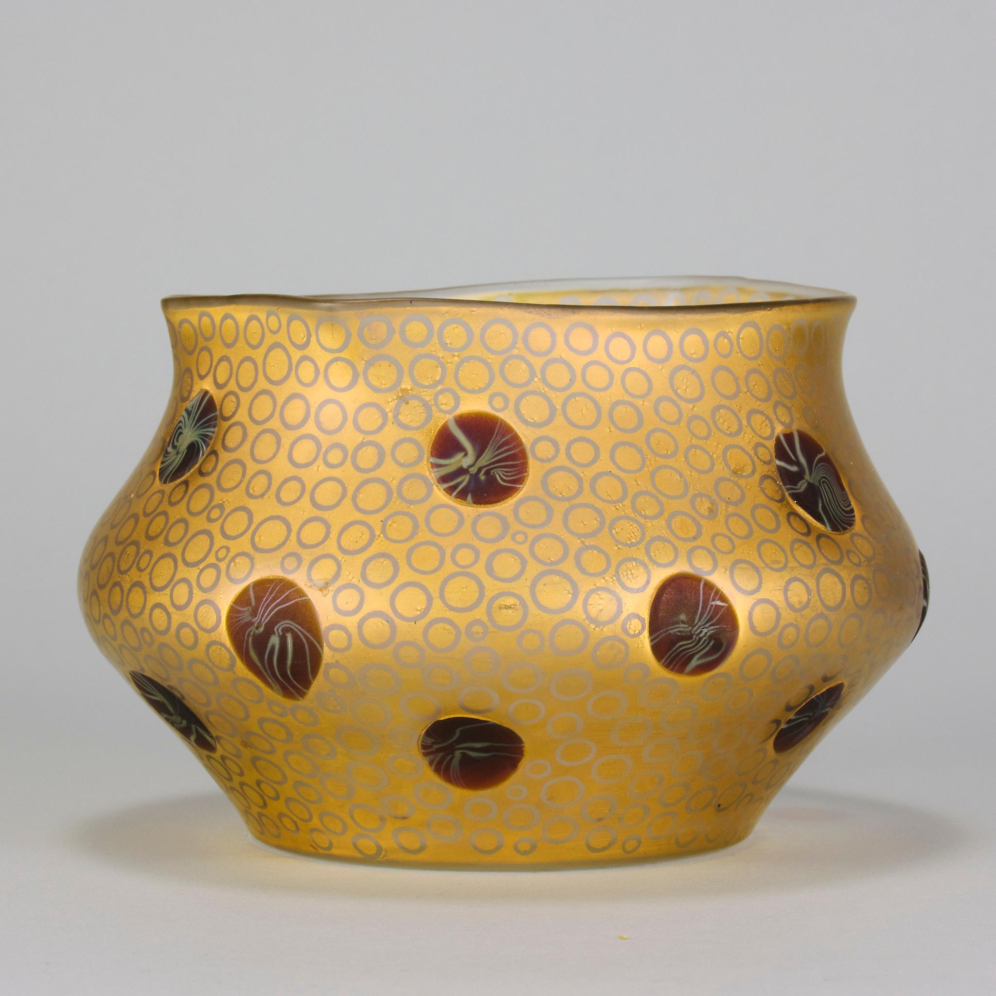 Art Nouveau Early 20th Century Vase Entitled 