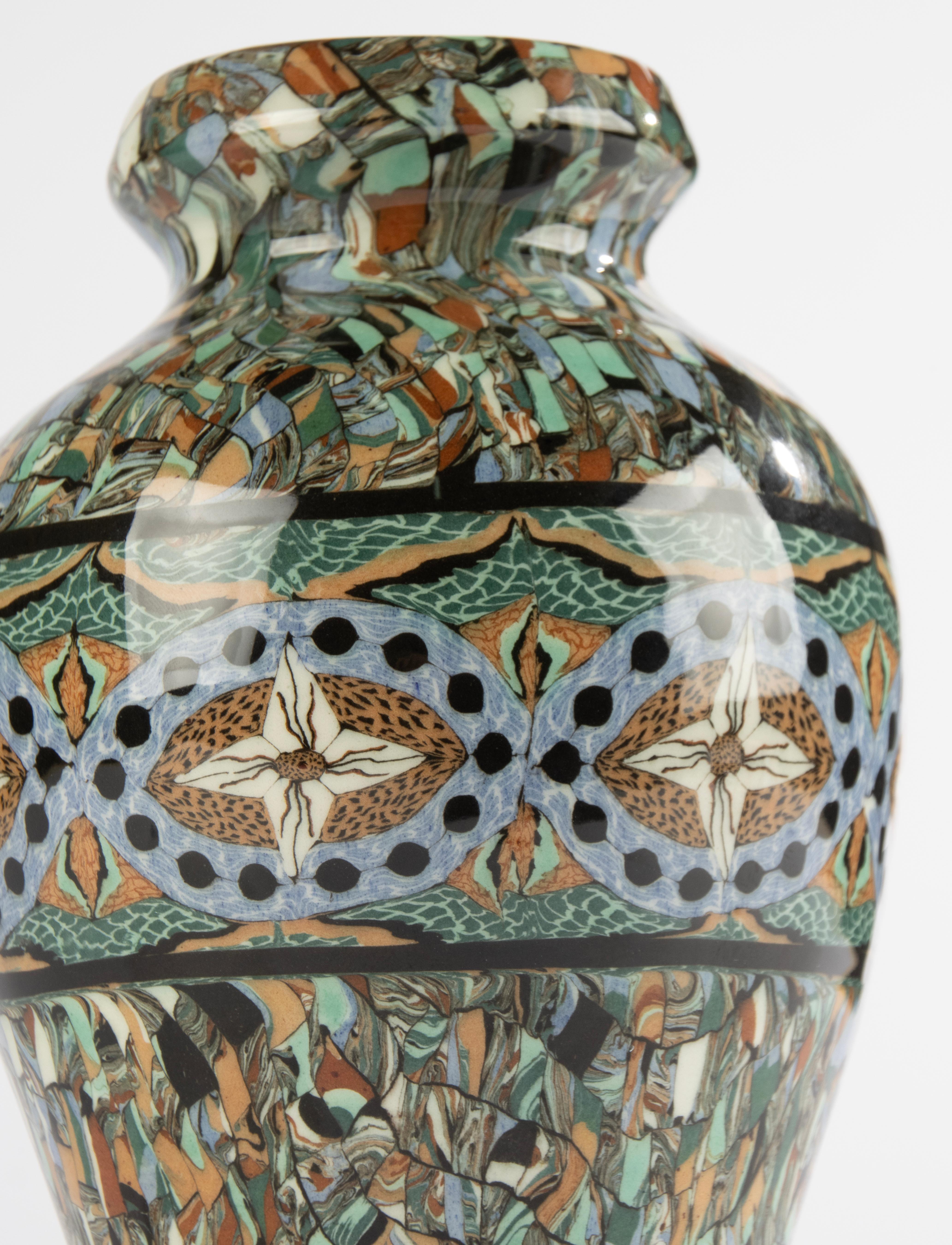 Vase du début du 20ème siècle - Jean Gerbino pour Vallauris - Céramique - France Bon état - En vente à Casteren, Noord-Brabant