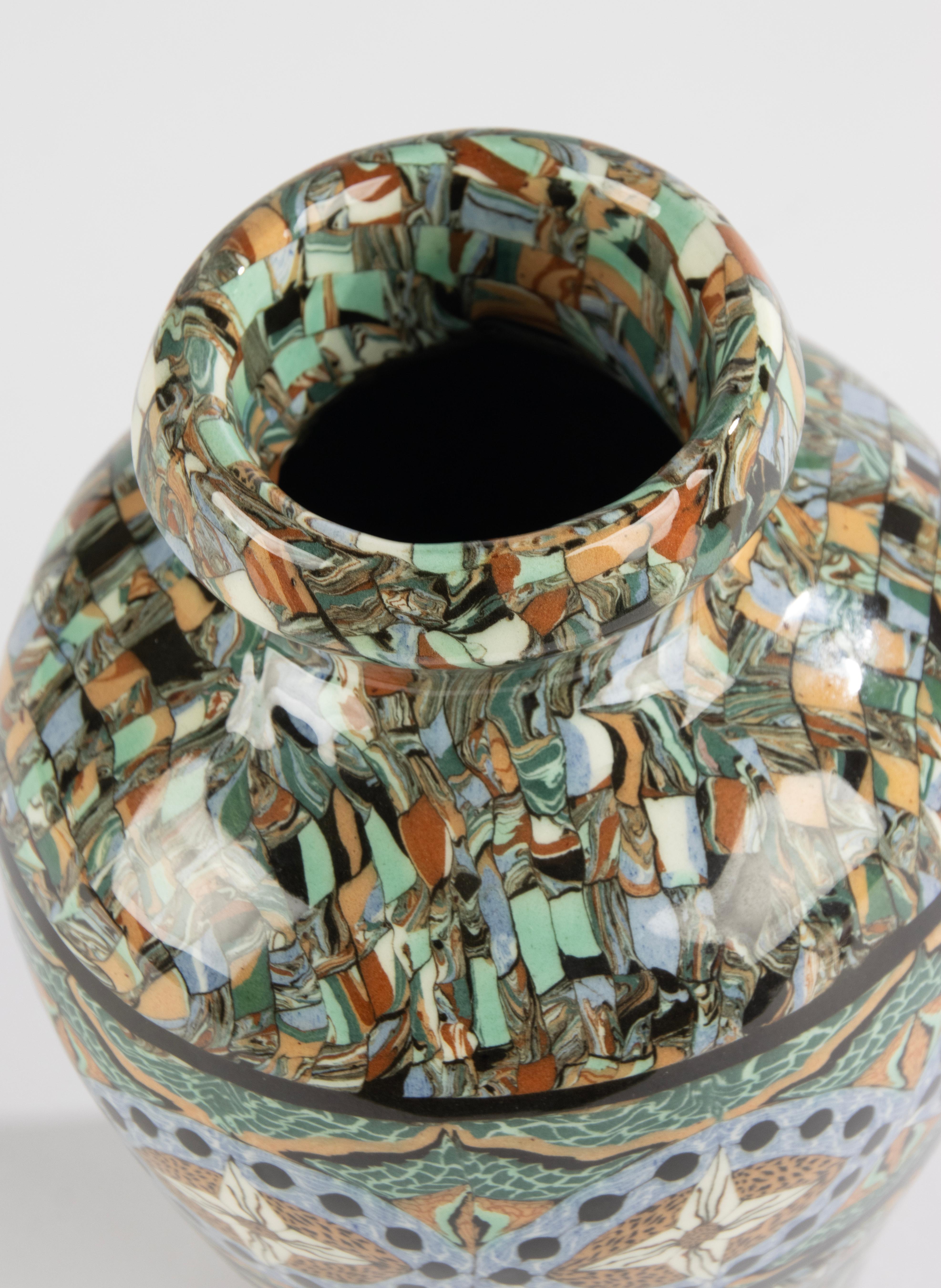 Milieu du XXe siècle Vase du début du 20ème siècle - Jean Gerbino pour Vallauris - Céramique - France en vente