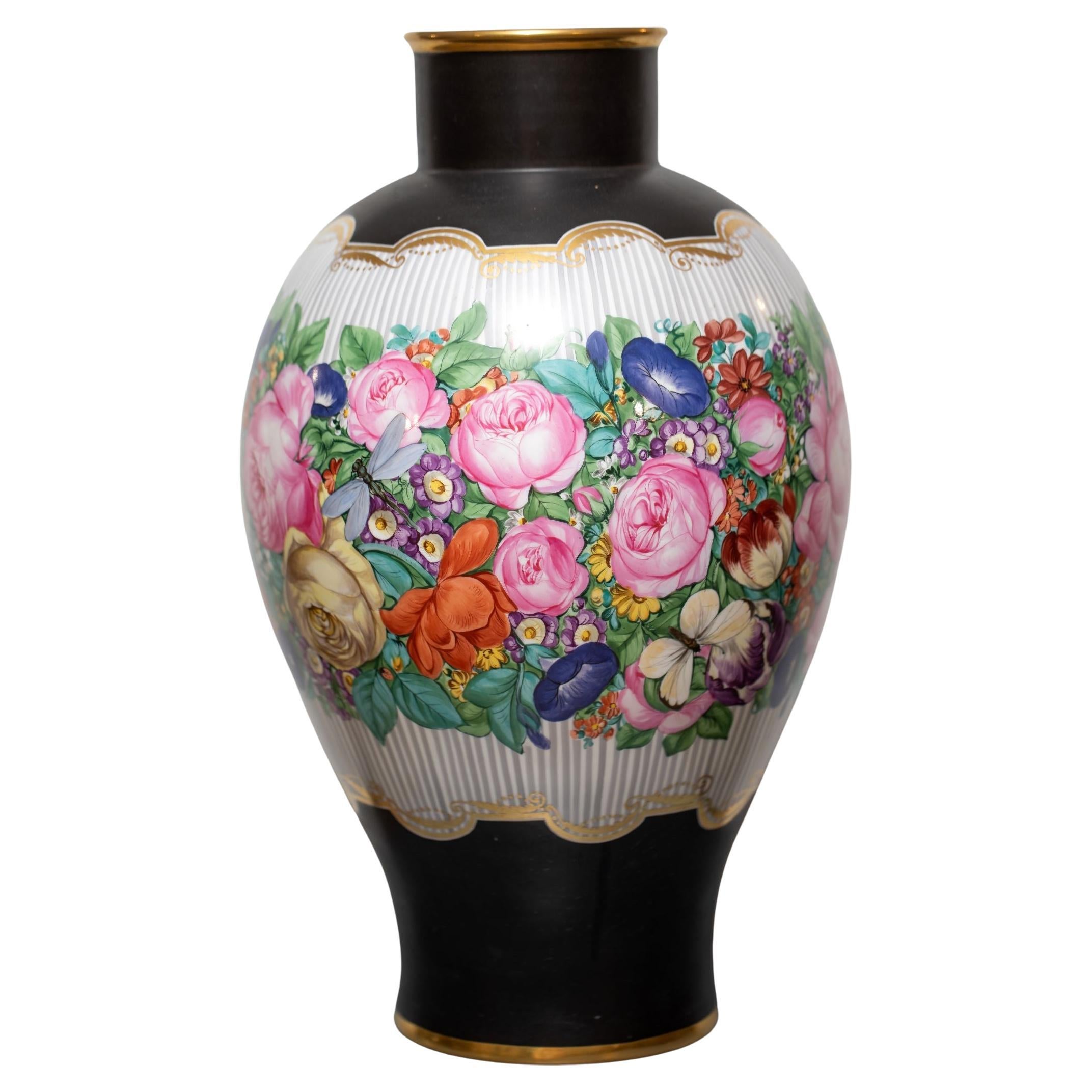 Vaso dei primi del Novecento Nymphenburg Porcelain Manufactory Monaco tedesco Wackerle