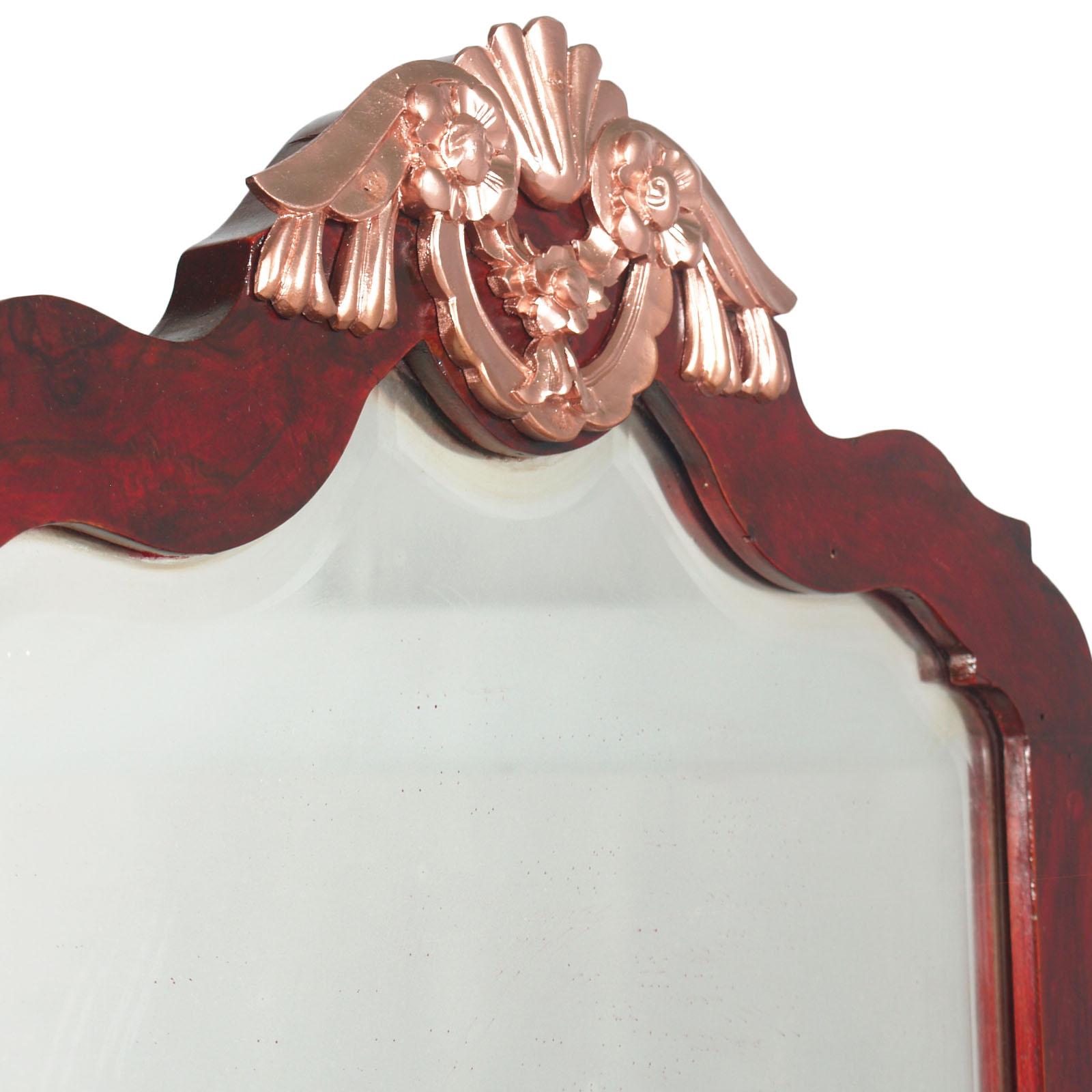 Coiffeuse baroque vénitienne du début du XXe siècle, console avec miroir, coiffeuse en vente 1