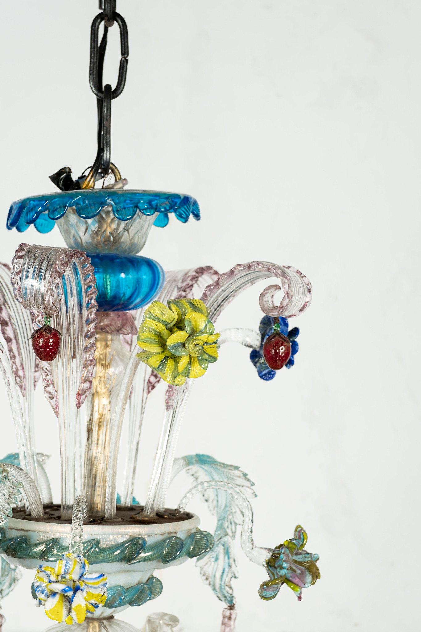 Early 20th Century Venetian Chandelier For Sale 2