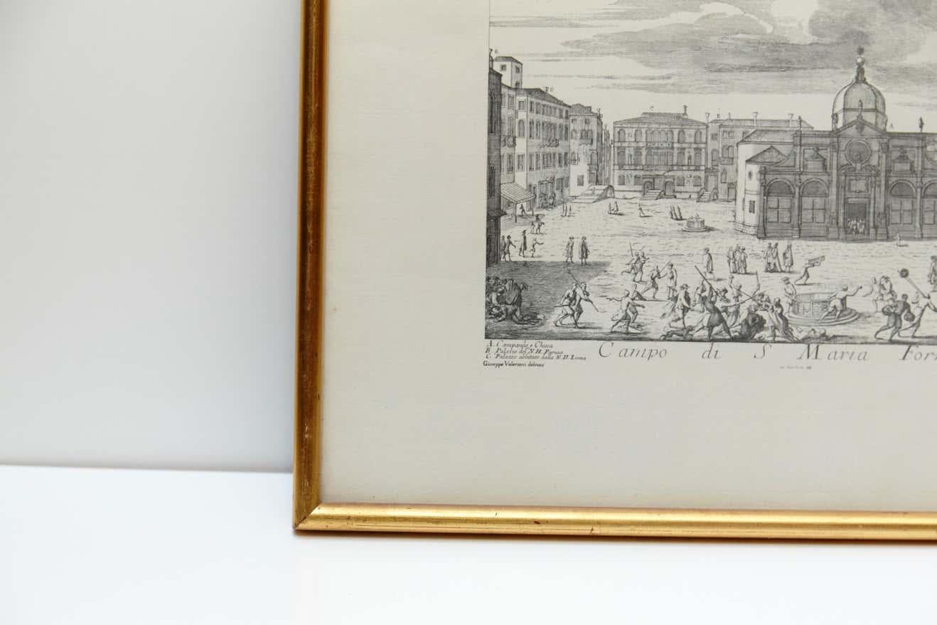 Early 20th Century Venice Print in Black and White In Good Condition For Sale In Barcelona, Barcelona