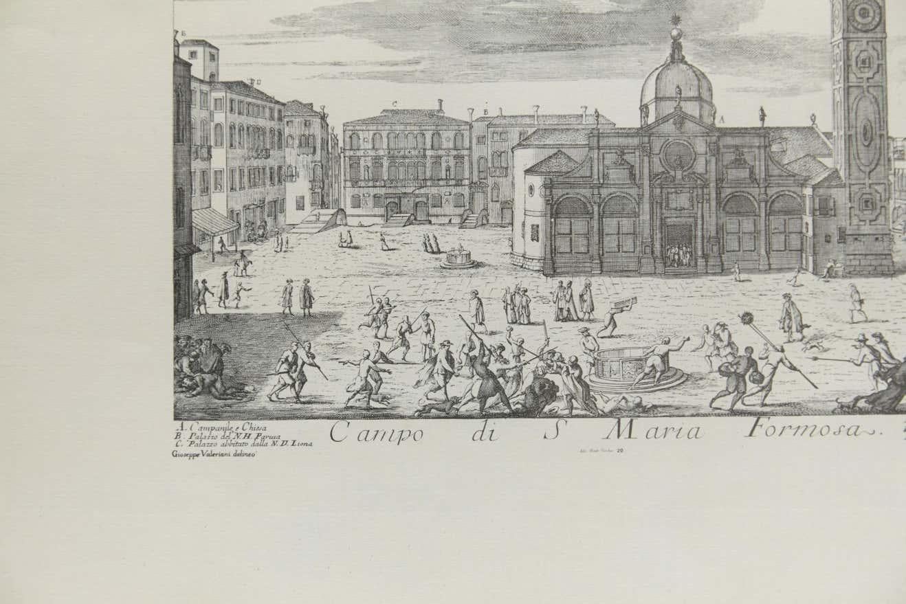 Stampa veneziana dei primi del Novecento in bianco e nero in vendita 1