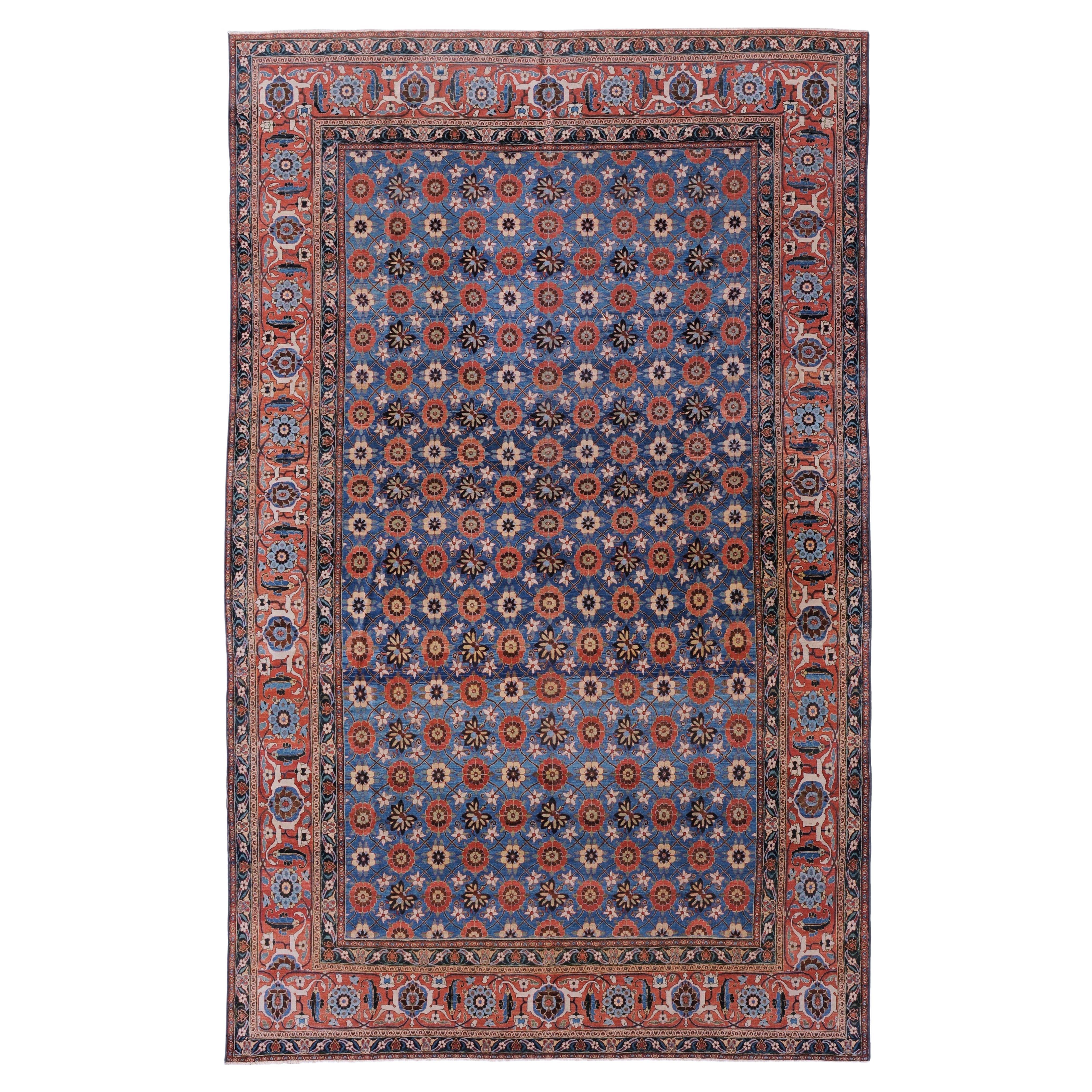Early 20th Century Veramin Carpet, Central Persia For Sale