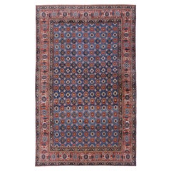 Antique Early 20th Century Veramin Carpet, Central Persia