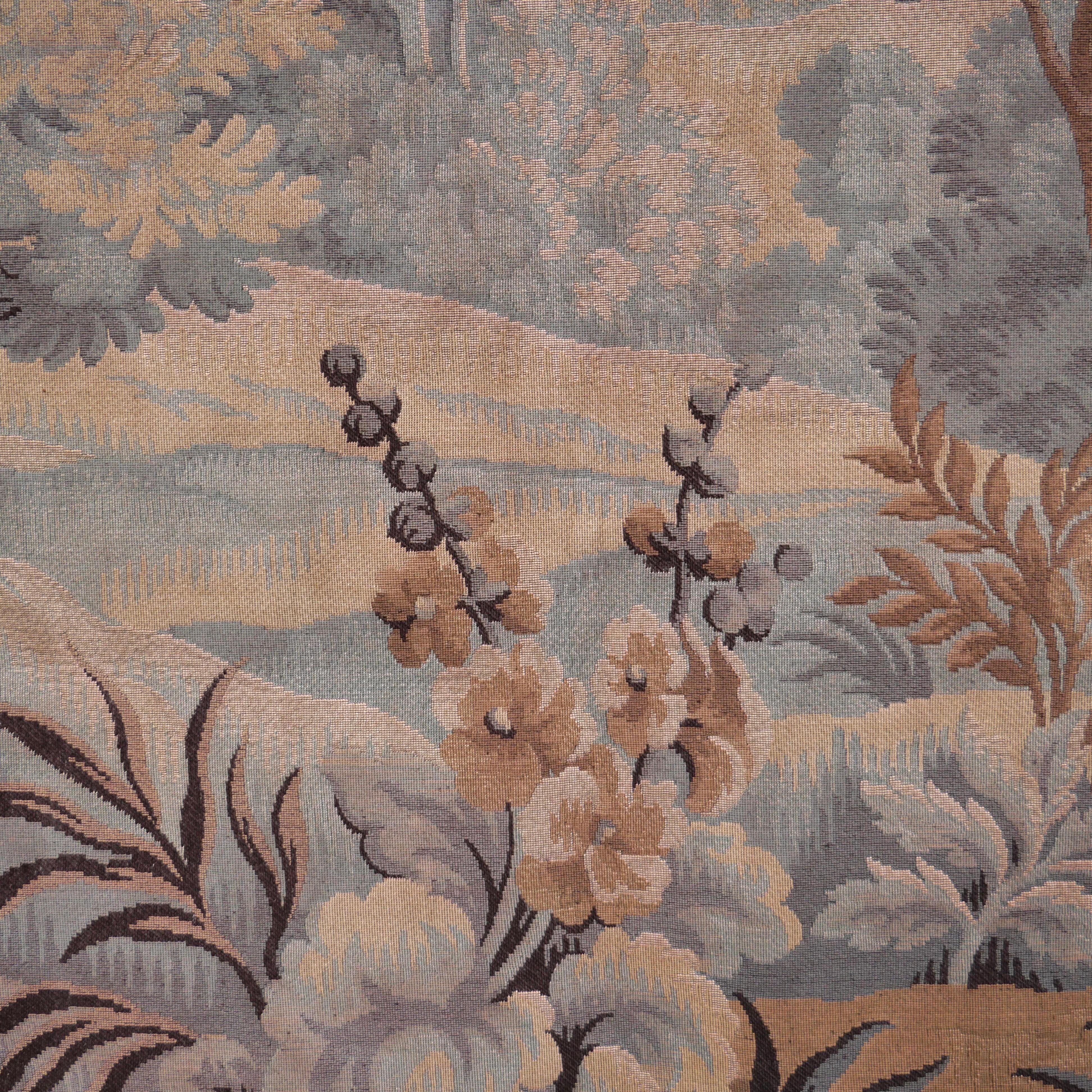 French Early 20th Century Verdure Tapestry