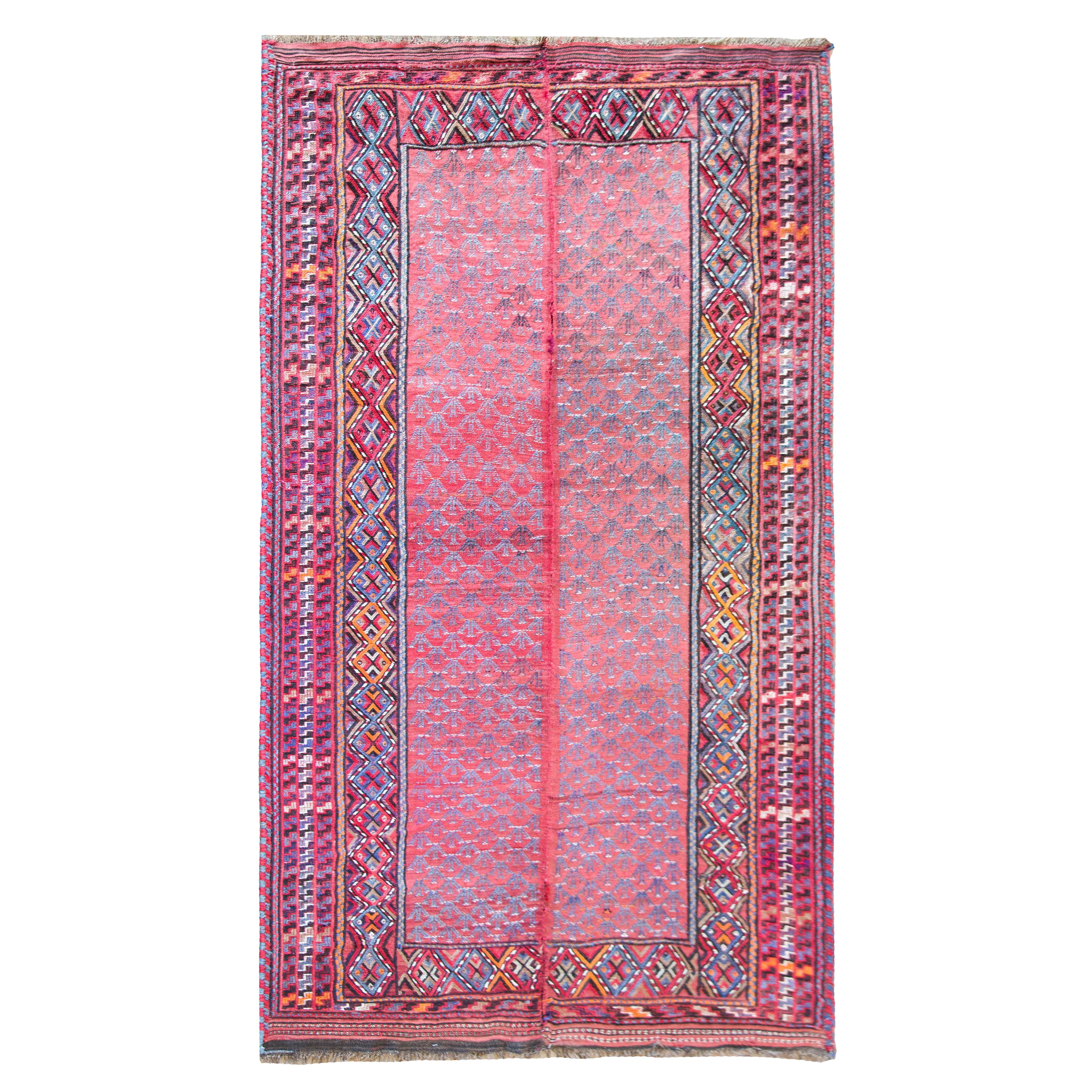 Early 20th Century Verne Turkman Rug For Sale
