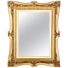 Antique Early 20th Century Victorian Gilt Framed Mirror 