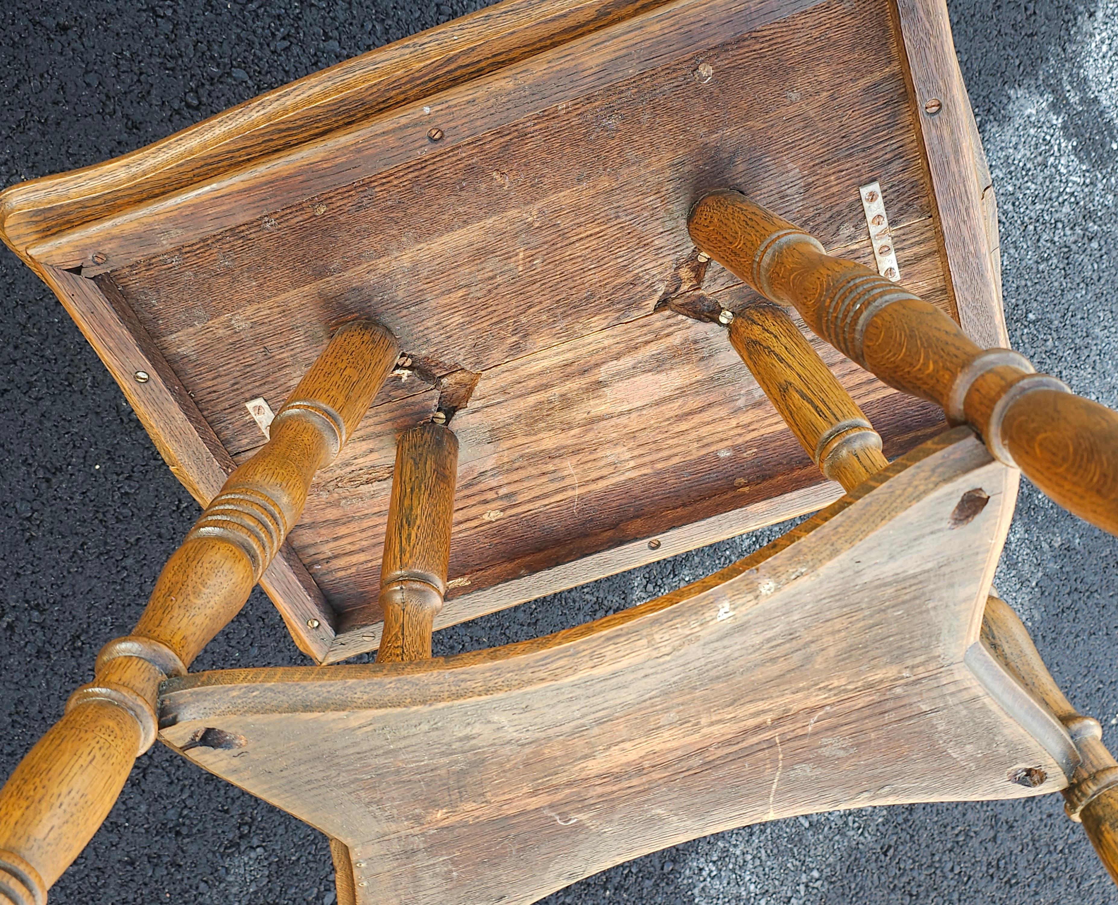 Tavolo da salotto vittoriano in Oak dei primi del Novecento in vendita 1