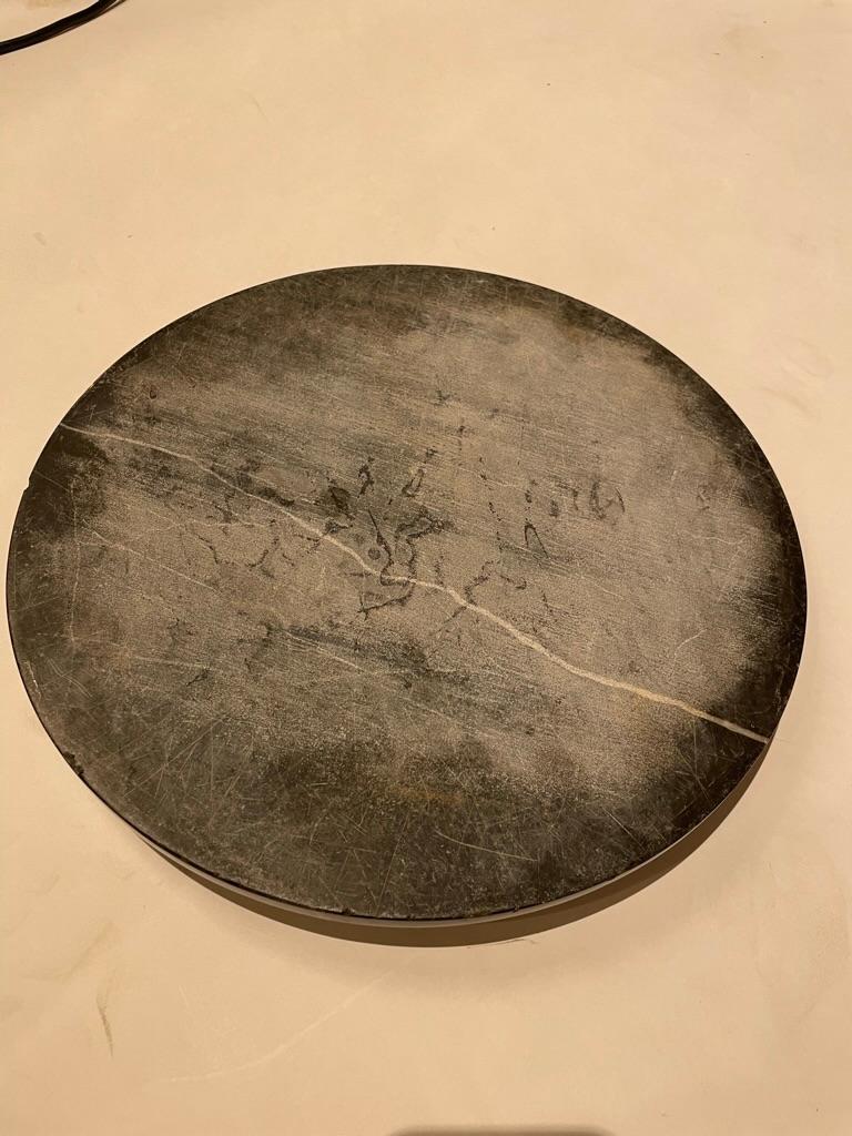 Early 20th Century Vienna Secessionist Marble, Copper and Brass Platter For Sale 10