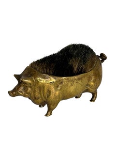Figurine de cochon en bronze viennois du début du 20e siècle, circa 1900