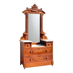 Early 20th Century Vintage Boho Eastlake Dresser