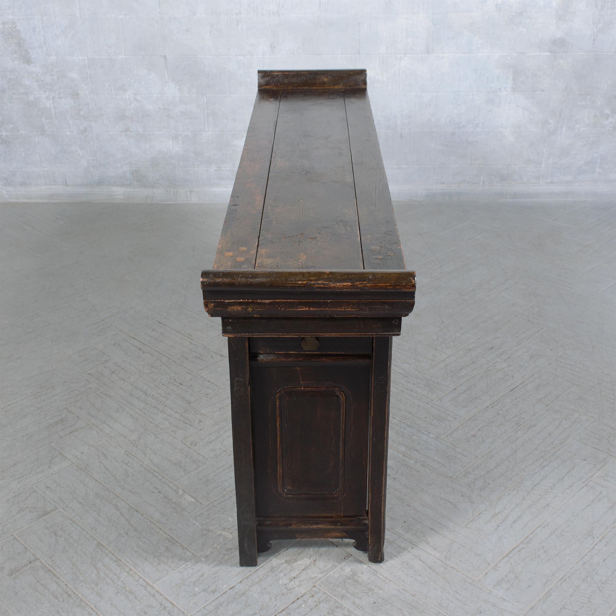 Early 20th Century Chinese Altar Console: Timeless Elegance Restored For Sale 6