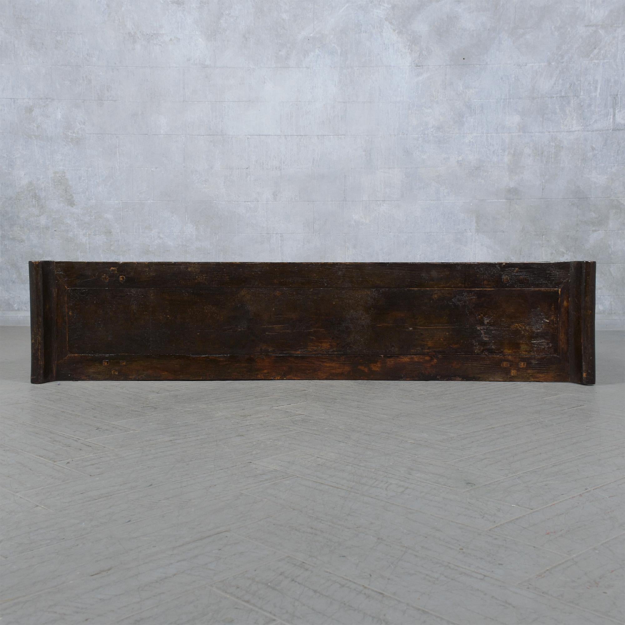 Early 20th Century Chinese Altar Console: Timeless Elegance Restored For Sale 9