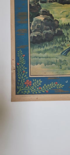 Early 20th Century Vintage Chinese Poster