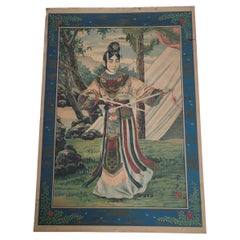 Cartel chino vintage de principios del siglo XX