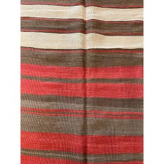 Early 20th Century Vintage Flat Weave Shahsavand Kilim Rug