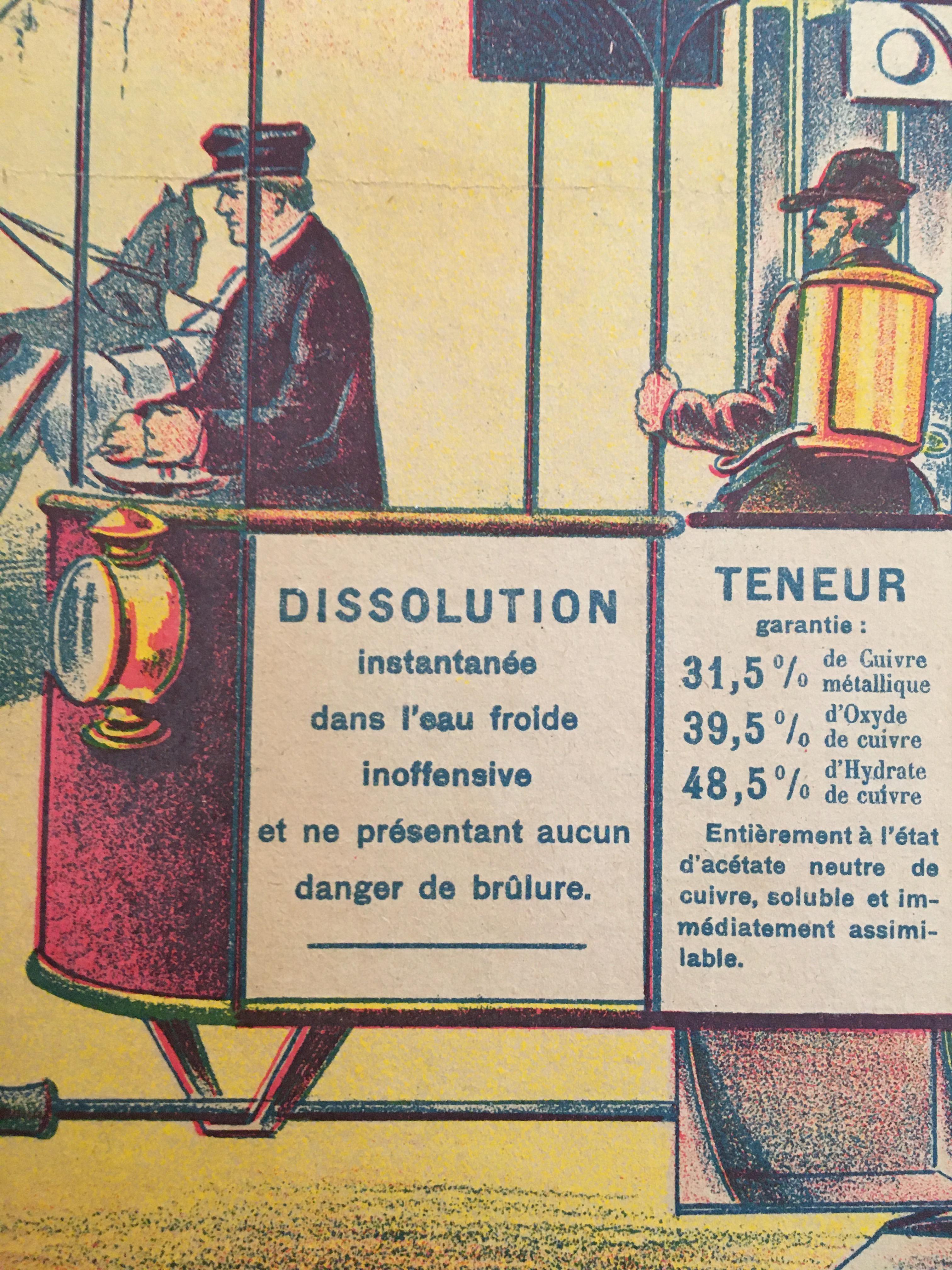 Französische Vintage-Weinlithographie „Traitez Vos Vignes“ aus dem frühen 20. Jahrhundert im Zustand „Gut“ im Angebot in Melbourne, Victoria