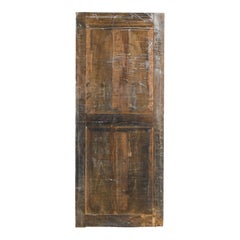 Early 20th Century Vintage Grey Wood Cabinet From France