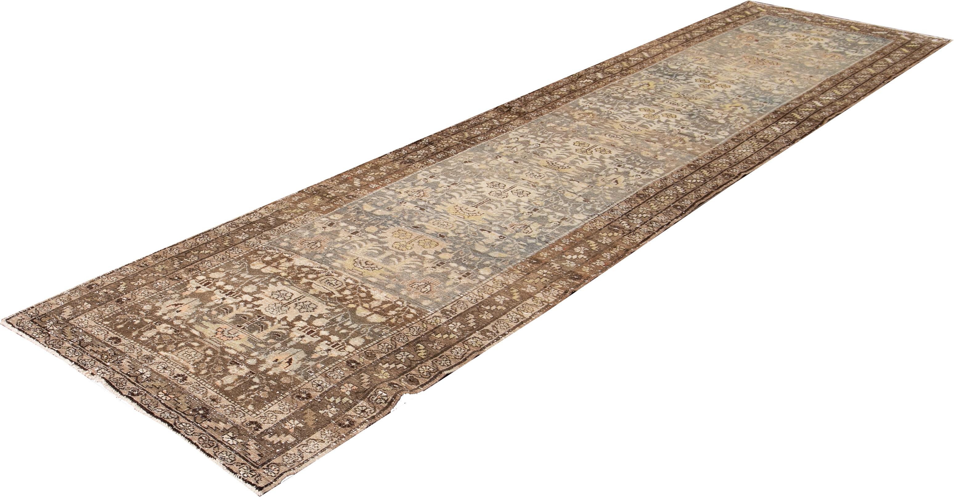 Early 20th Century Vintage Persian Malayer Runner Rug 6