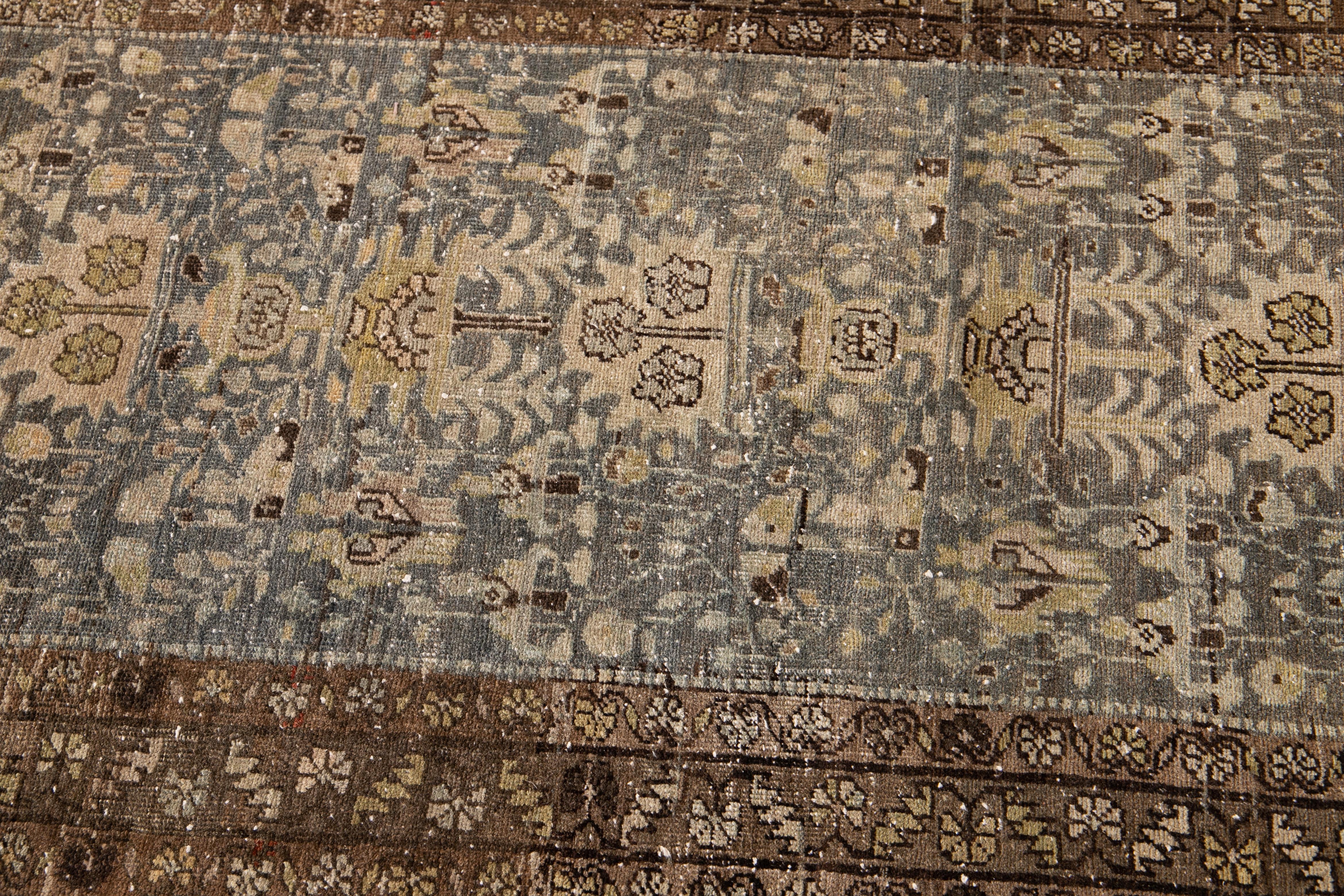 Early 20th Century Vintage Persian Malayer Runner Rug 2