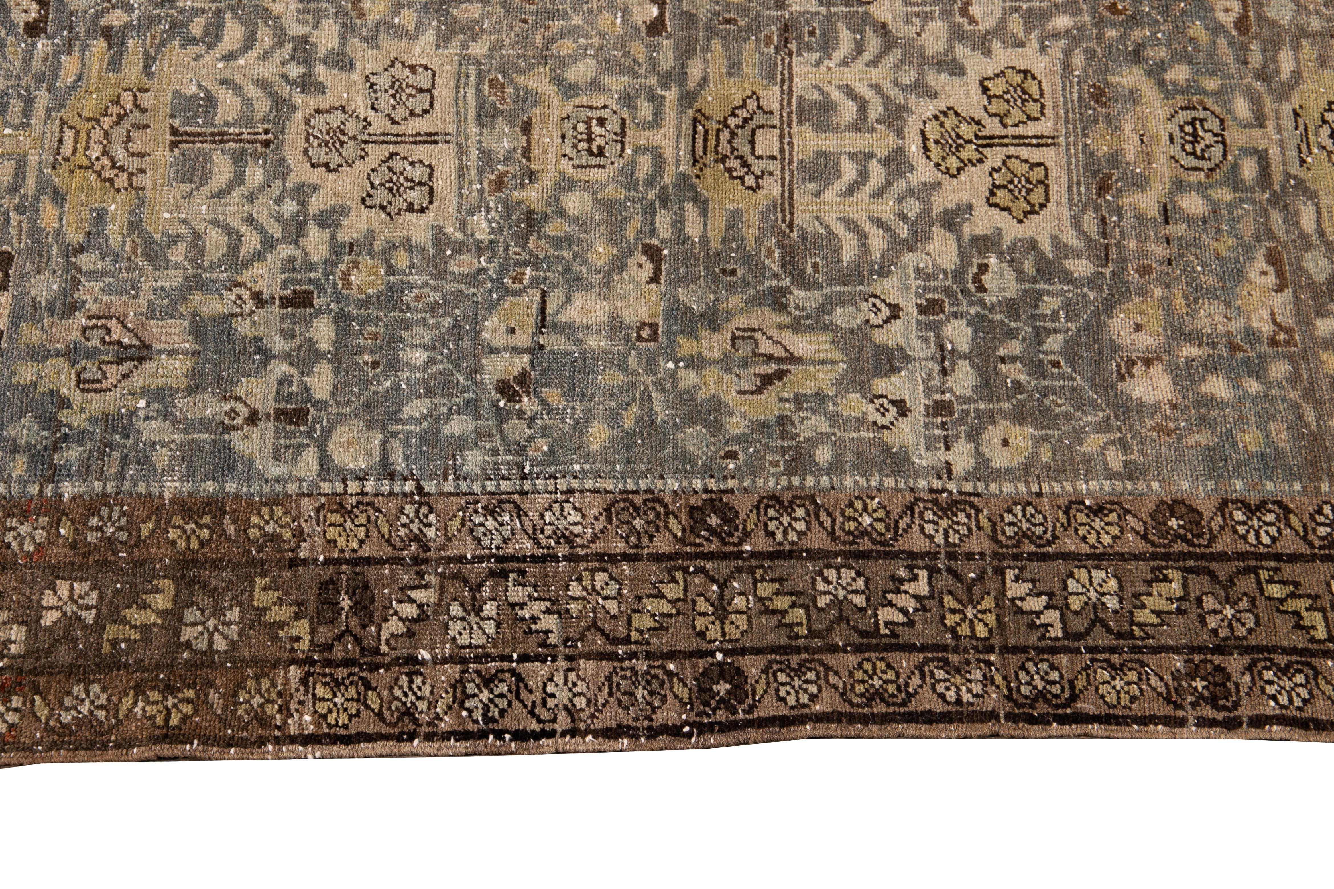 Early 20th Century Vintage Persian Malayer Runner Rug 3