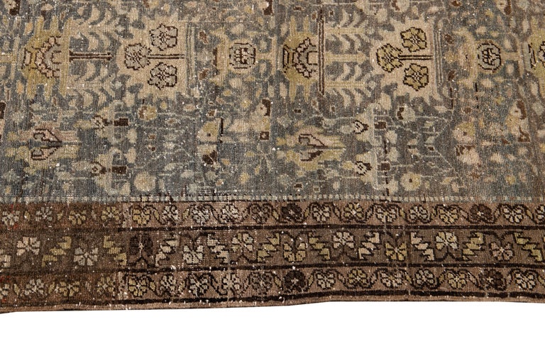 Early 20th Century Vintage Persian Malayer Runner Rug 3
