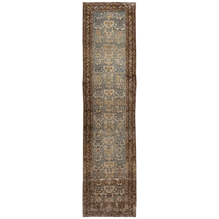 Early 20th Century Vintage Persian Malayer Runner Rug