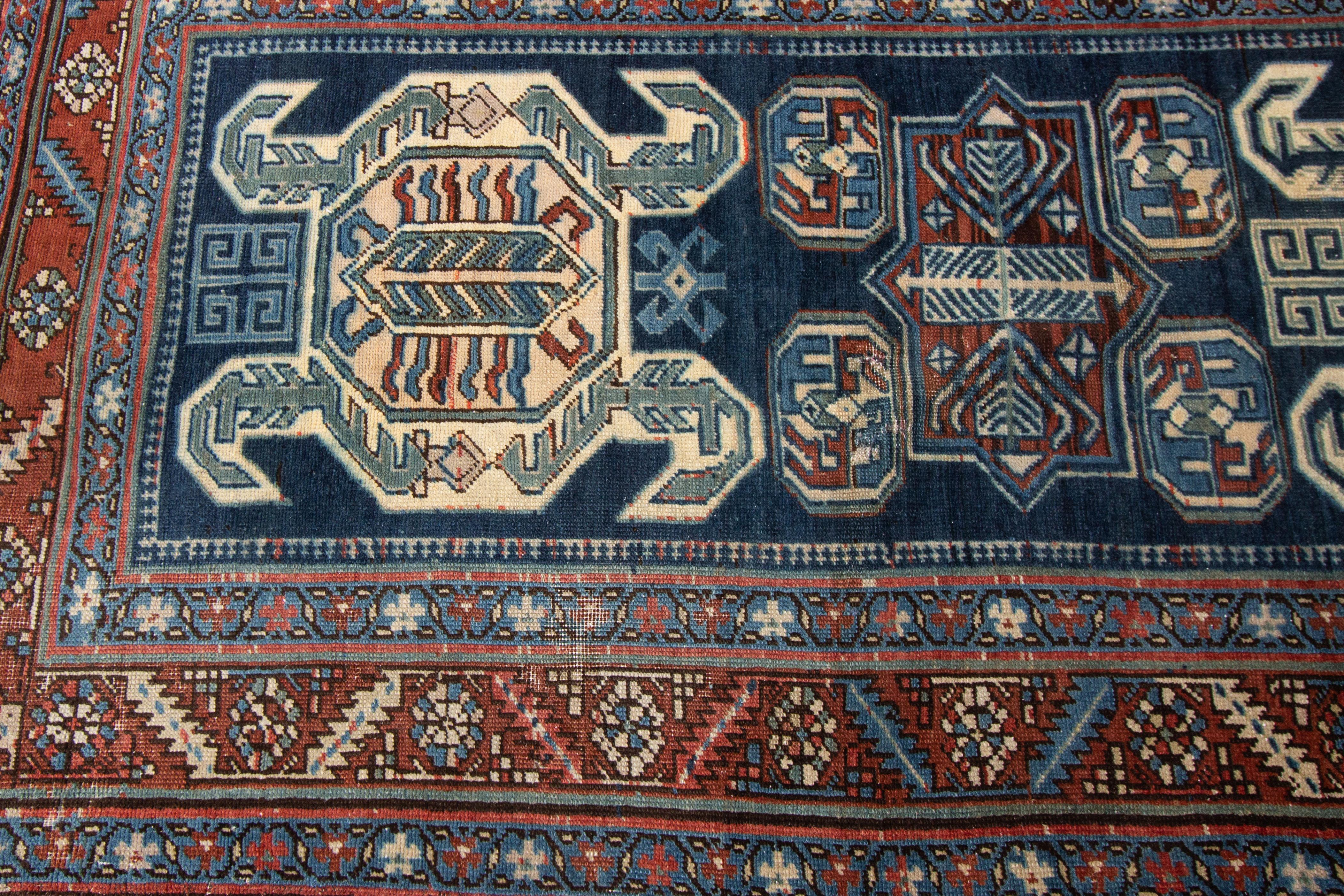 Early 20th Century Vintage Persian Wool Runner Rug For Sale 3