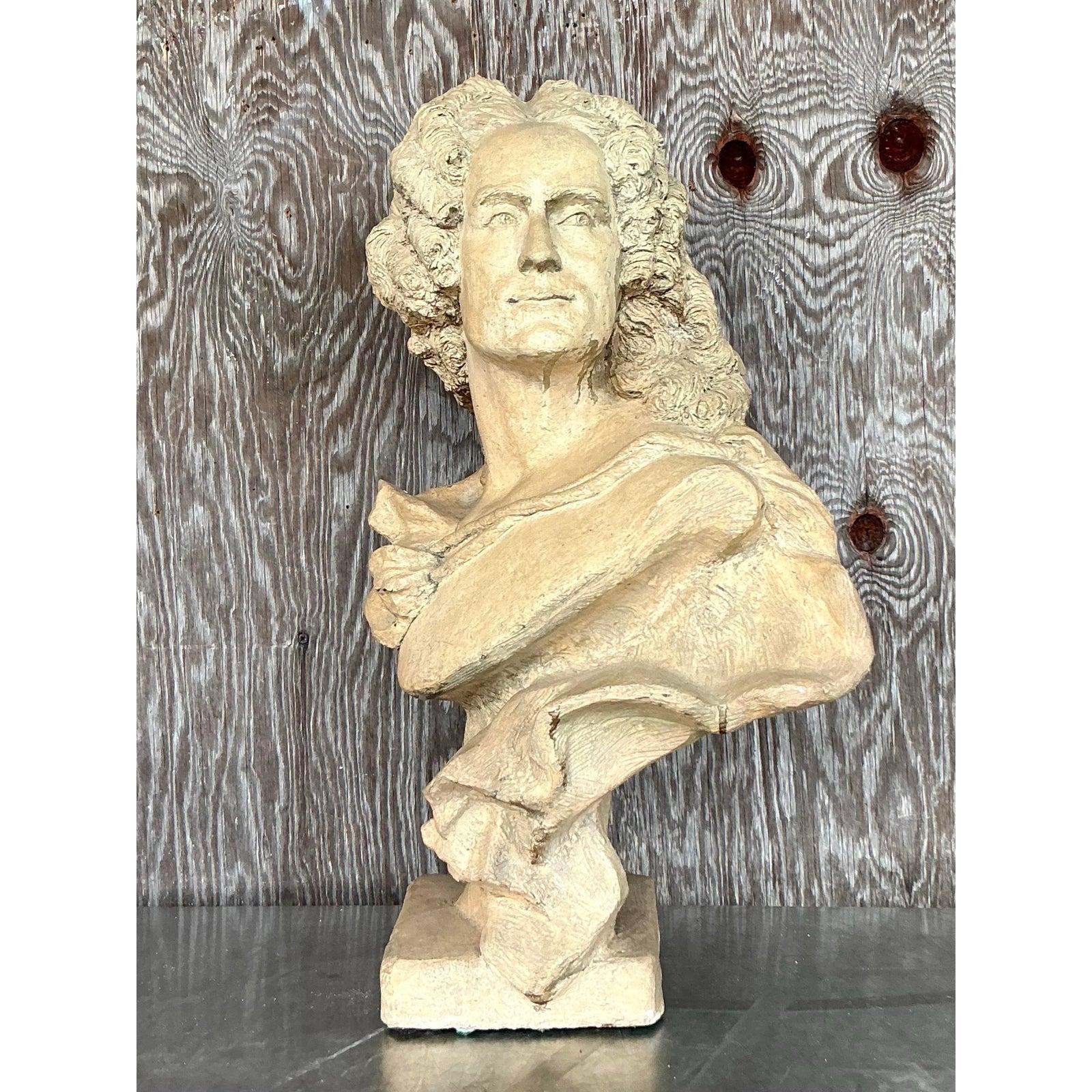XX secolo Busto in gesso Regency dei primi del Novecento in vendita