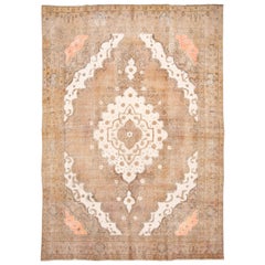 Early 20th Century Vintage Tabriz Wool Rug