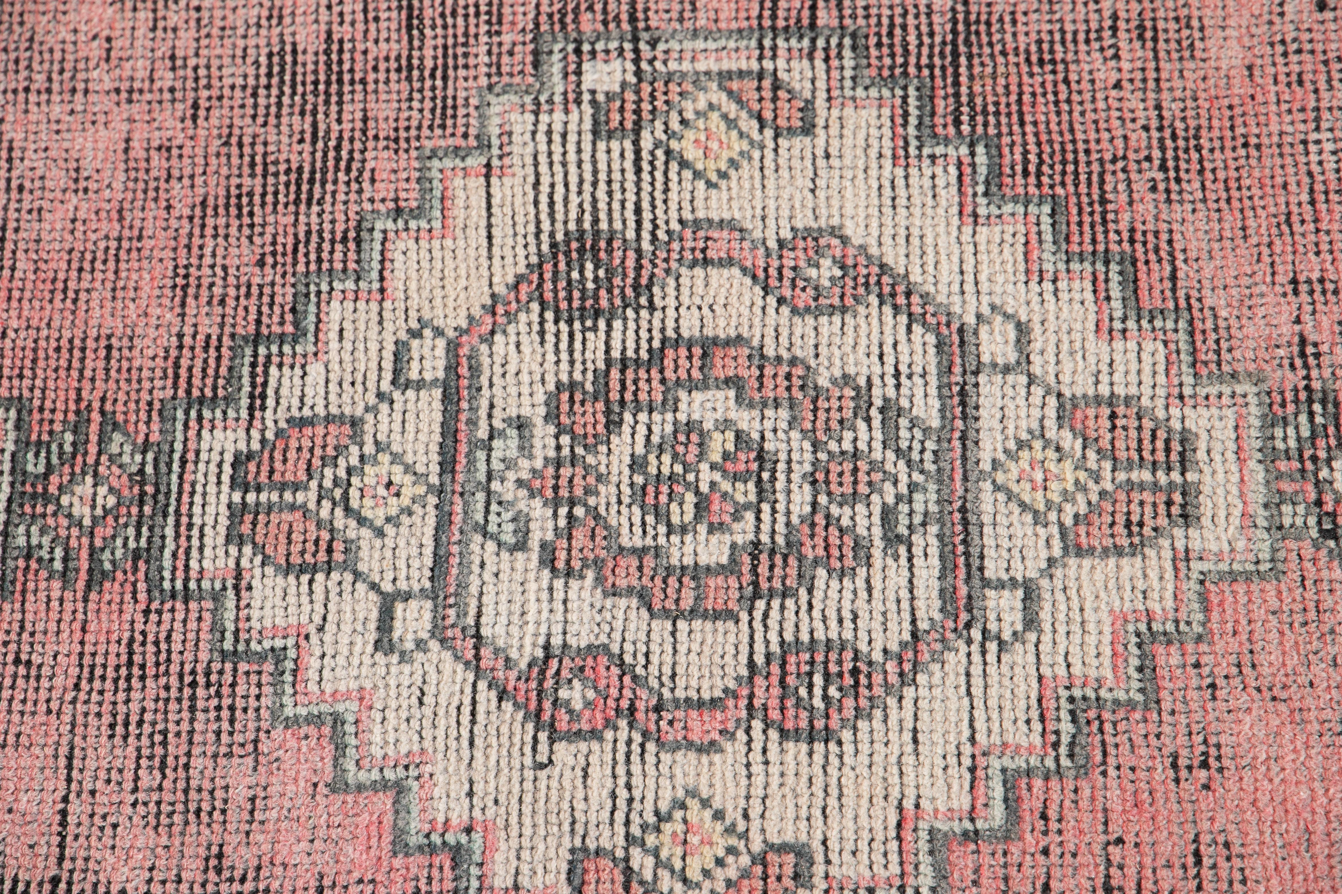 Early 20th Century Vintage Turkish Wool Runner Rug For Sale 2