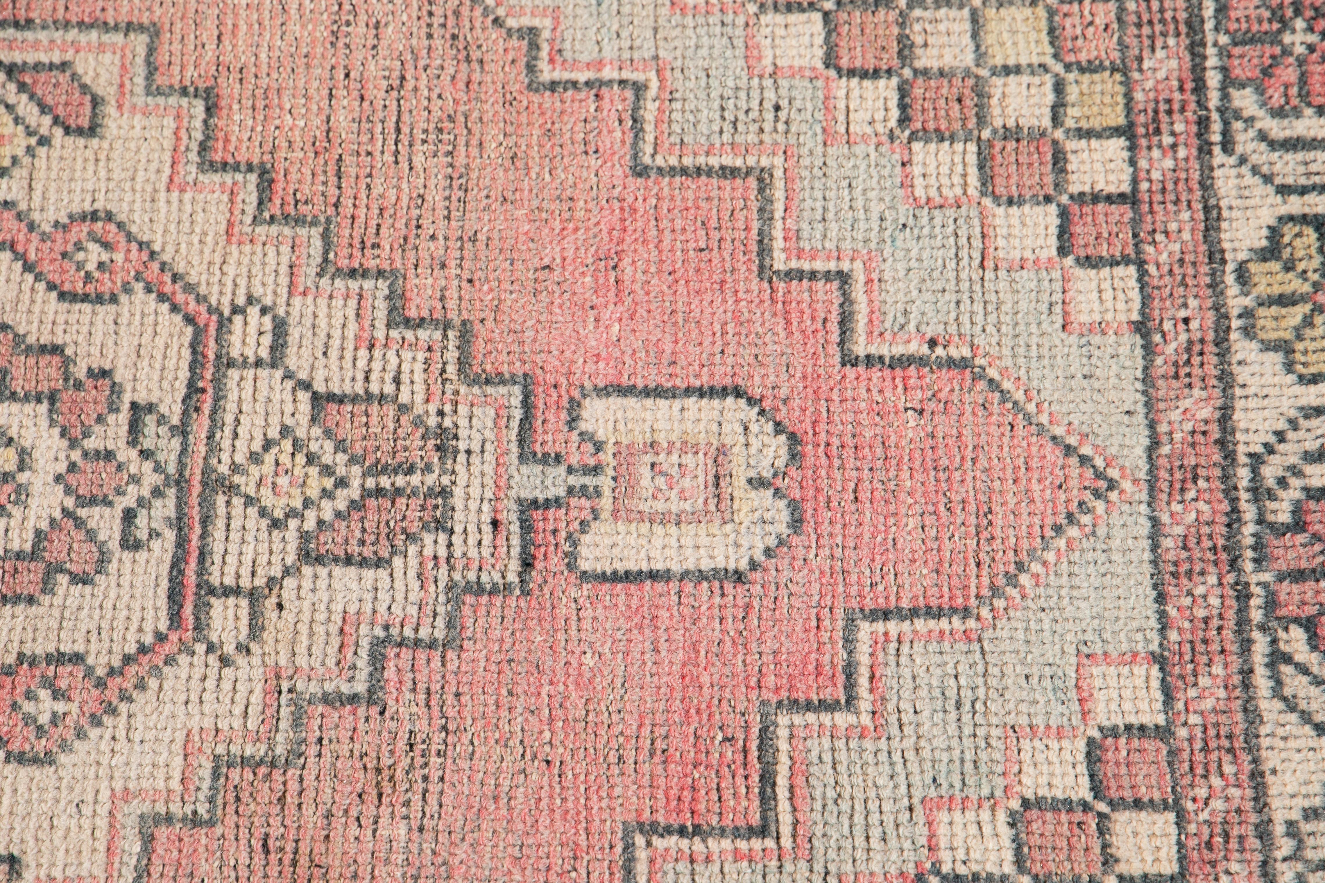 Laine Tapis de couloir en laine turque vintage du début du XXe siècle en vente