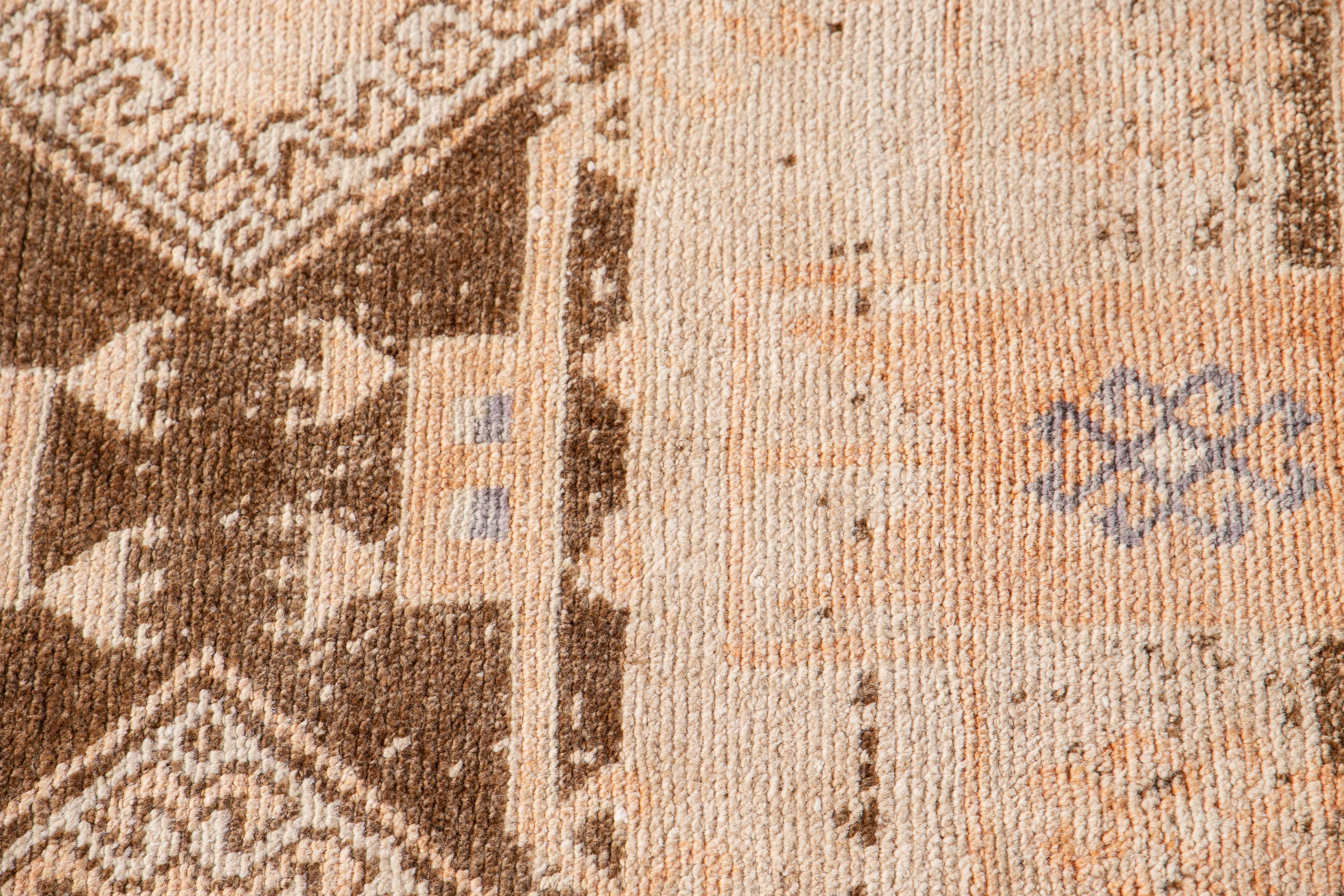 Early 20th Century Vintage Turkish Wool Runner Rug For Sale 4