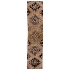 Early 20th Century Antique Turkish Wool Runner Rug