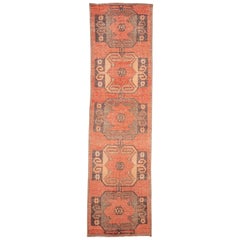 Early 20th Century Antique Turkish Wool Runner Rug