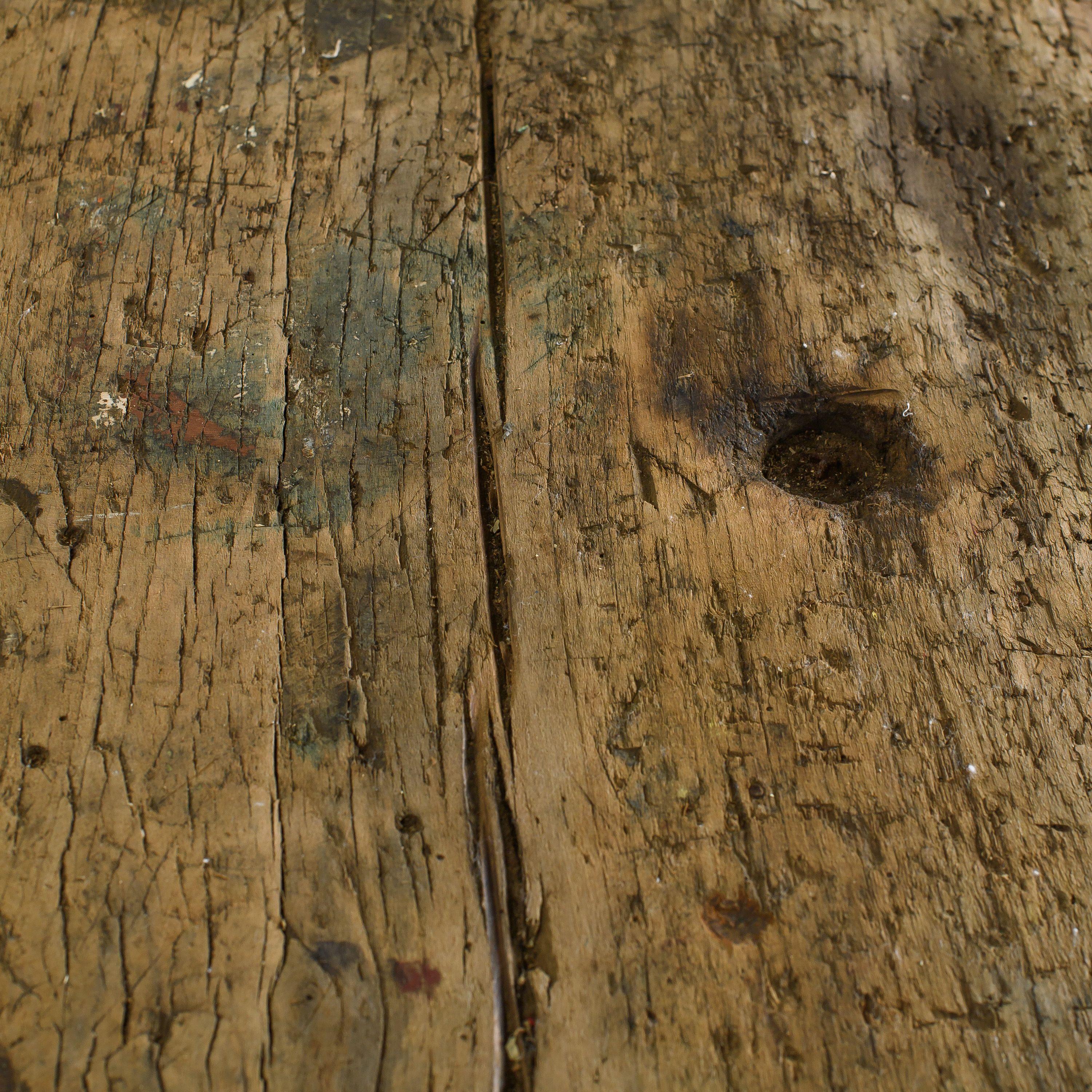 Early 20th Century Vintage Wood Workbench Counter 1