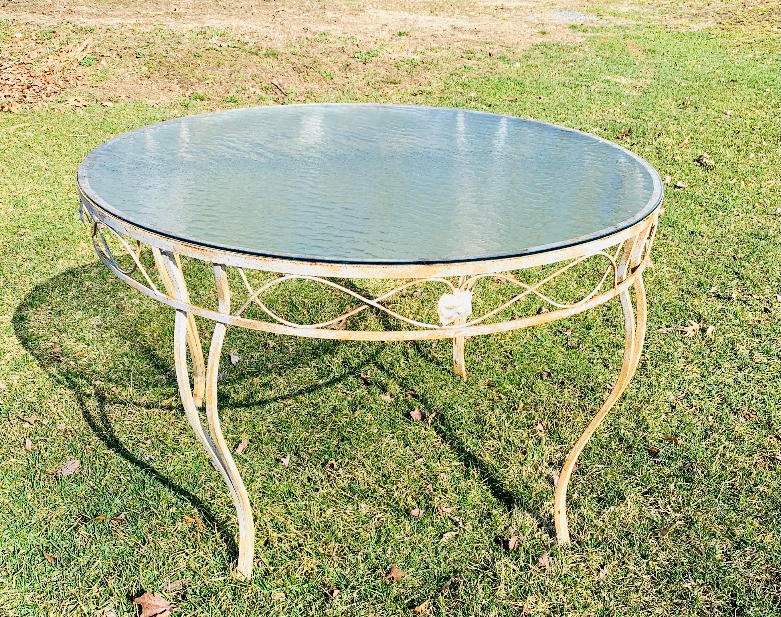 Table en fer forgé du début du 20e siècle en vente 3