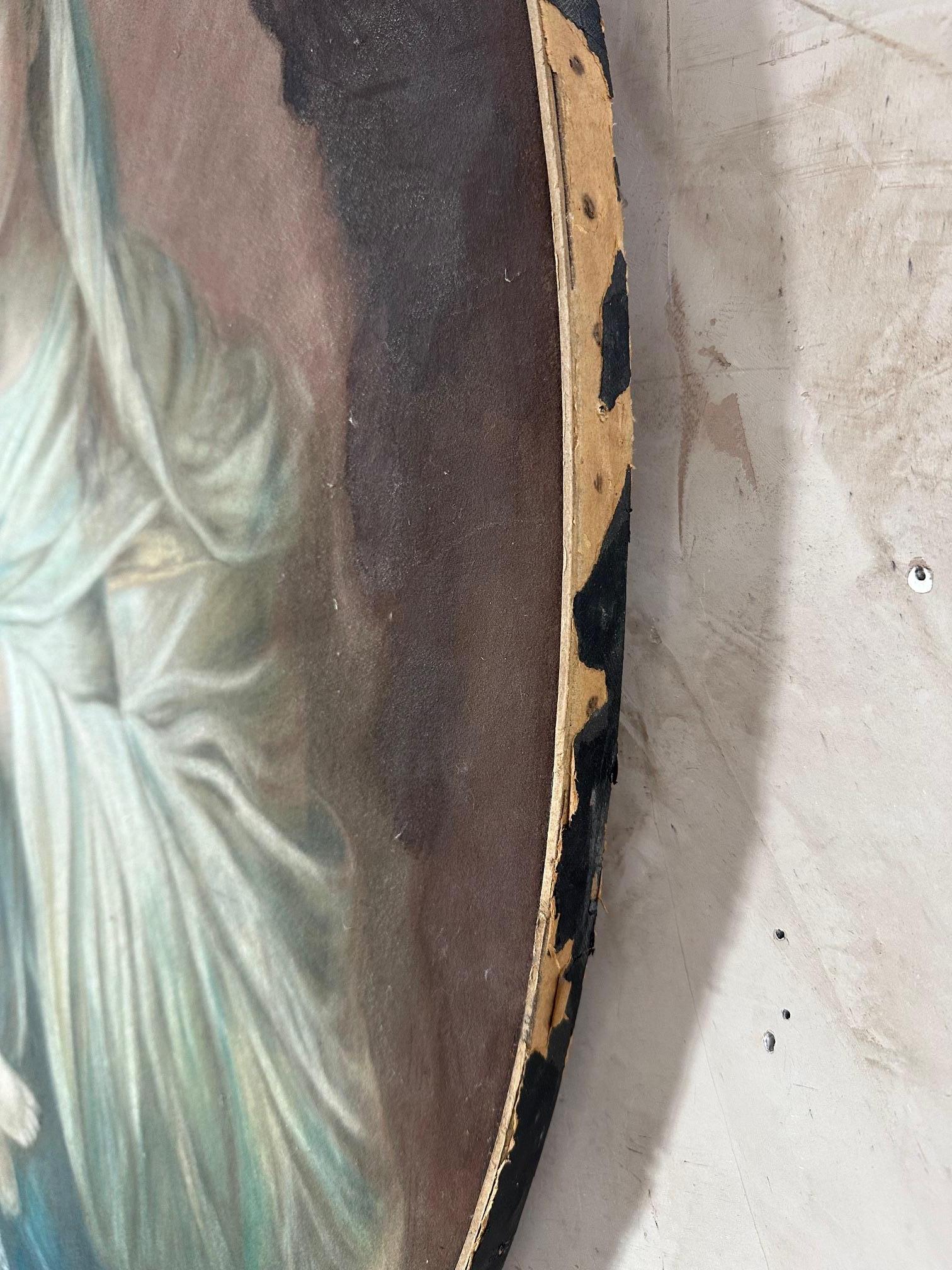 Pintura de la Virgen y el Niño de principios del siglo XX, 1900 en venta 1